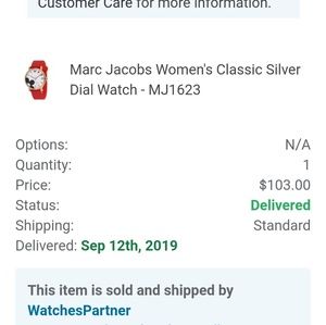 Marc Jacobs Accessories - Marc Jacobs Watch Marc Jacobs Accessories - Marc Jacobs Watch